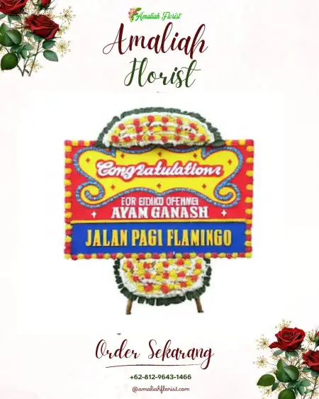 Sewa Papan Bunga Mentosari